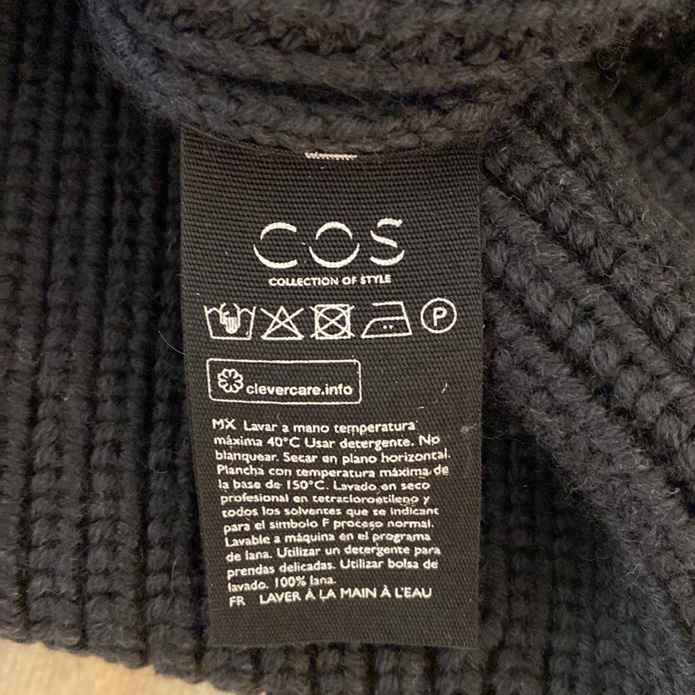 NWT COS Wool A-Line Knit Skirt L - Picture 4 of 6